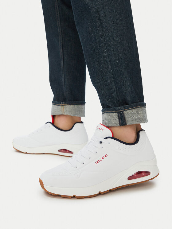 Skechers Skechers Снікерcи Uno Stand On Air 52458/WNVR Білий