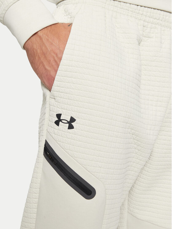 Under Armour Under Armour Долнище анцуг UA Unstoppable 1386544 Екрю Regular Fit