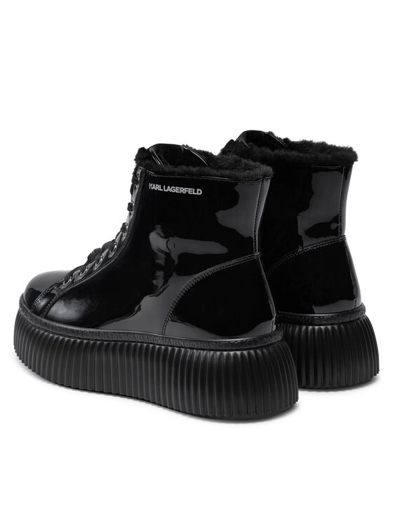 KARL LAGERFELD KARL LAGERFELD Bakancs KL42334botki Fekete