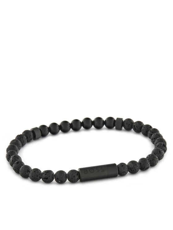 BOSS Náramok MIXED BEADS 1580272 Čierna