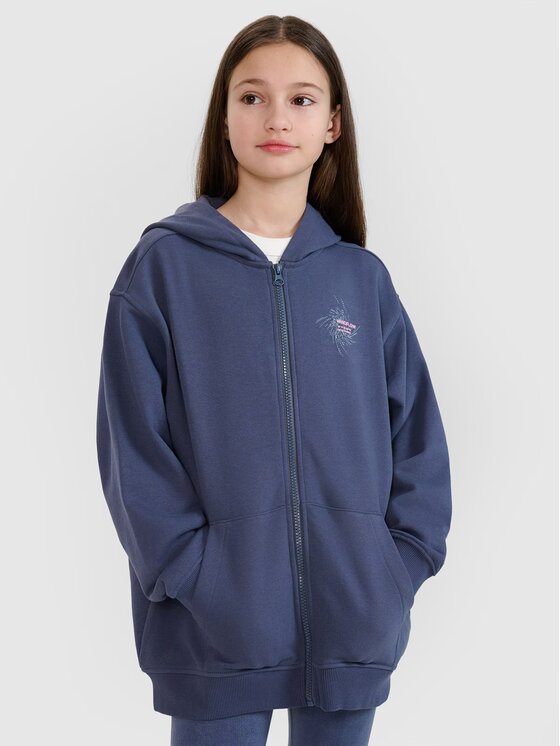 4F 4F Bluza 4FJWSS25TSWSF1482-22S Czarny Oversize