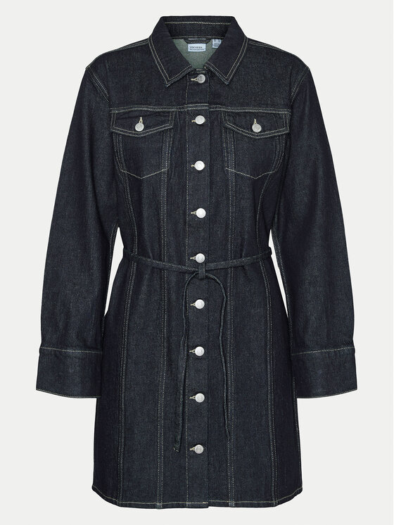 Vero Moda Vero Moda Džínsové šaty Oda 10321127 Tmavomodrá Regular Fit