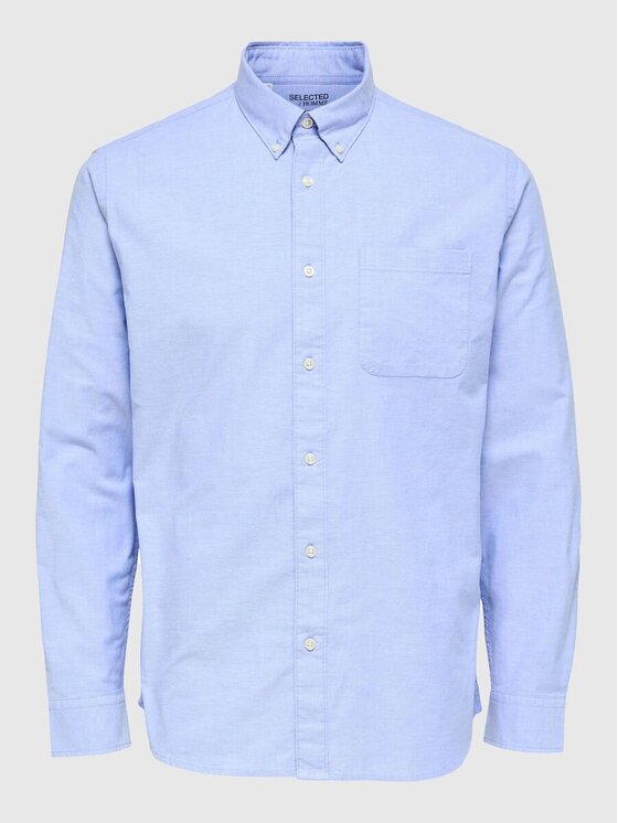 Selected Selected Camicia 16077359_lightblue Turchese Regular Fit