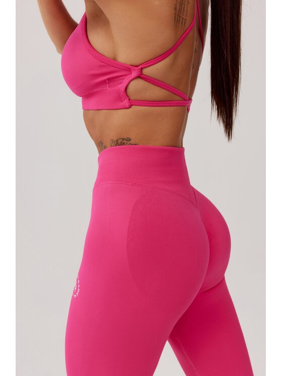 ROUGH RADICAL ROUGH RADICAL Getry SEAMLESS GLOW LONG Różowy Slim Fit