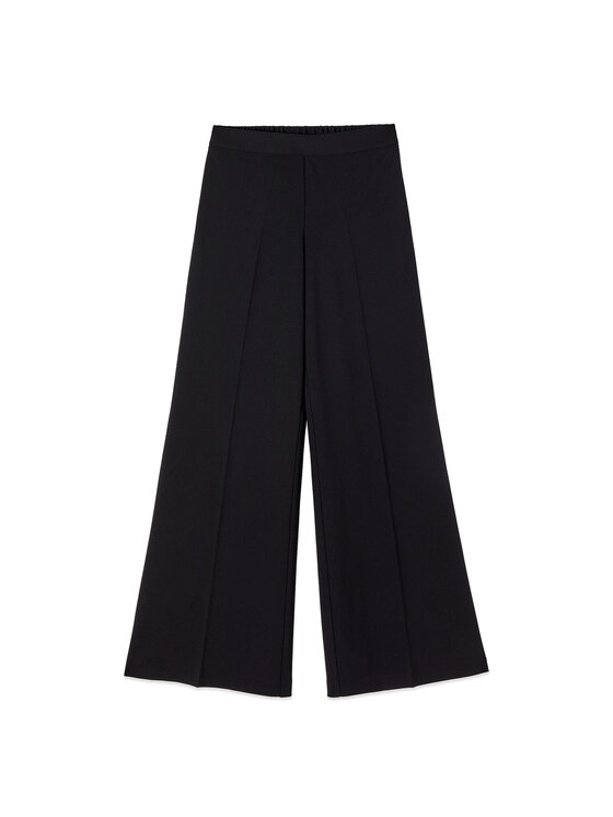 Oltre Oltre Spodnie materiałowe P274J102440N033 Czarny Regular Fit