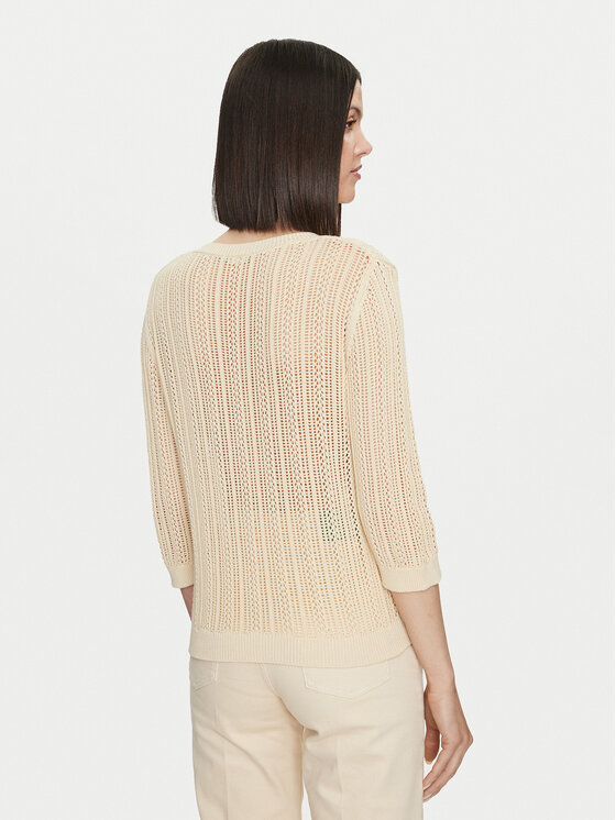 United Colors Of Benetton United Colors Of Benetton Sveter 1394D10AF Béžová Regular Fit
