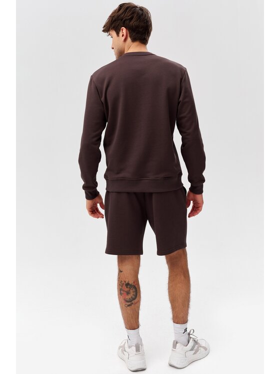 ROUGH RADICAL ROUGH RADICAL Felpa COTTON ACTIVE MEN Marrone Regular Fit