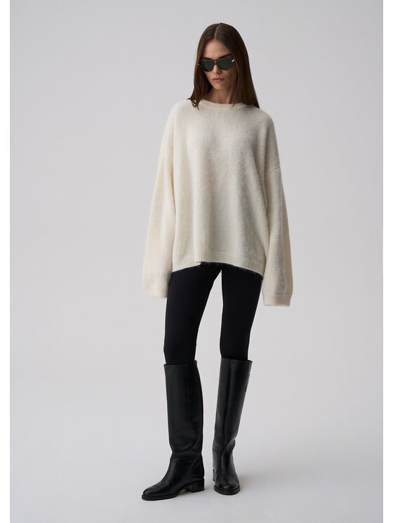 Le Collet Le Collet Sweter DIANA Écru Oversize
