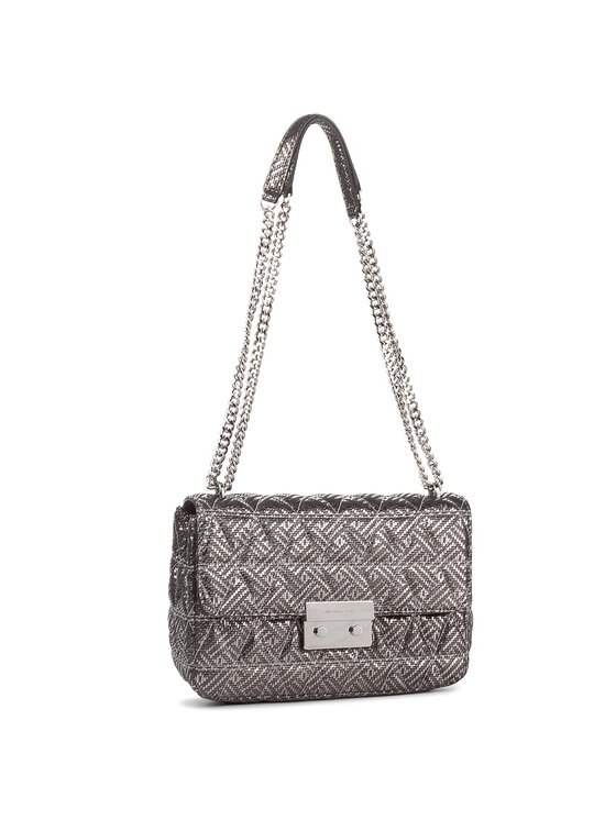 MICHAEL Michael Kors MICHAEL Michael Kors Дамска чанта Sloan 30H7MSLL9M Сребрист