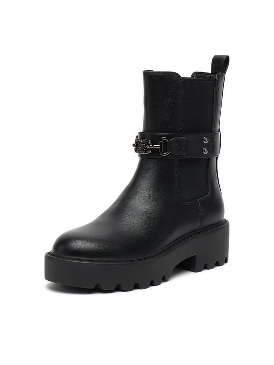 Nine West Nine West Gležnjarji Chelsea CEO-KAMILA-01 Črna