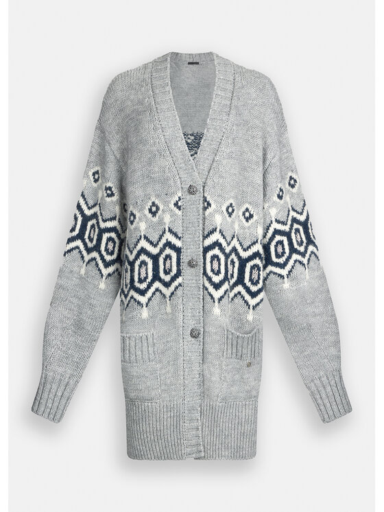 Liu Jo Liu Jo Cardigan CF5178MA657C3770 Grigio Regular Fit