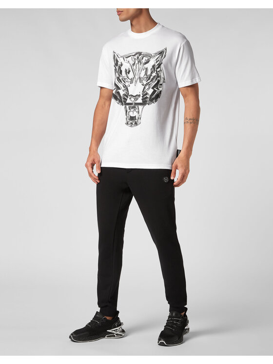 Plein Sport Plein Sport T-Shirt 953 Biały Regular Fit