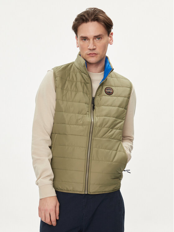 Napapijri Napapijri Γιλέκο Acalmar NP0A4H8G Πράσινο Regular Fit