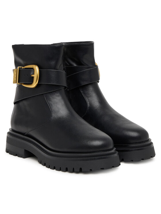 Steve Madden Steve Madden Polokozačky Lexs SM11003593 Černá