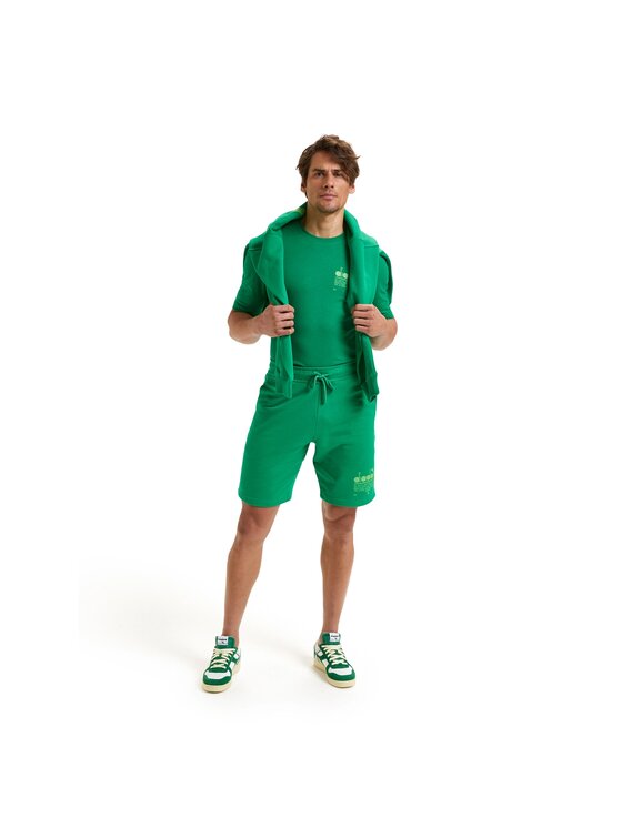 Diadora Diadora Szorty sportowe BERMUDA MANIFESTO Zielony Basic Fit