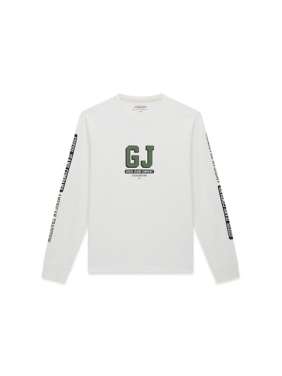 Guess Jeans Guess Jeans T-Shirt 180691 Bílá Classic Fit