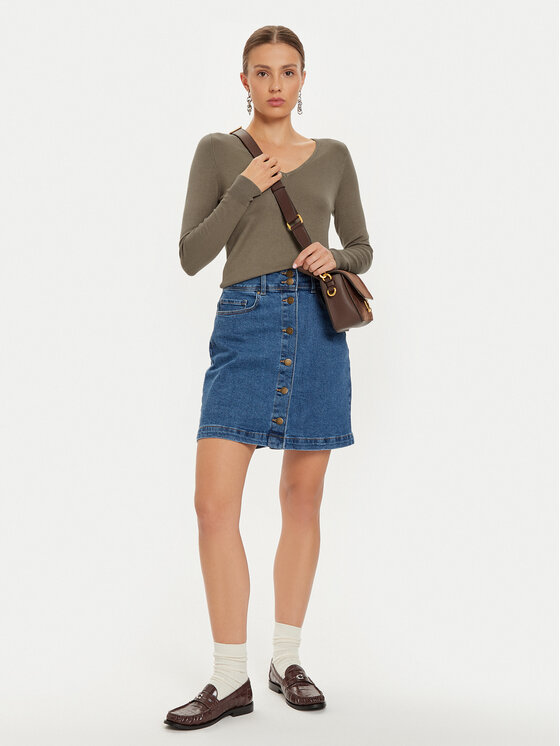 ONLY ONLY Pulover Venice 15333990 Rjava Regular Fit