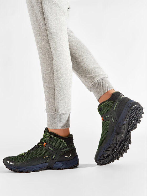 Salewa Salewa Παπούτσια πεζοπορίας Ms Ultra Flex 2 Mid Gtx GORE-TEX 61387 Πράσινο