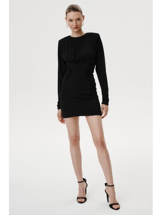 MARI PRETI MARI PRETI Abito da cocktail Voleta Nero Slim Fit