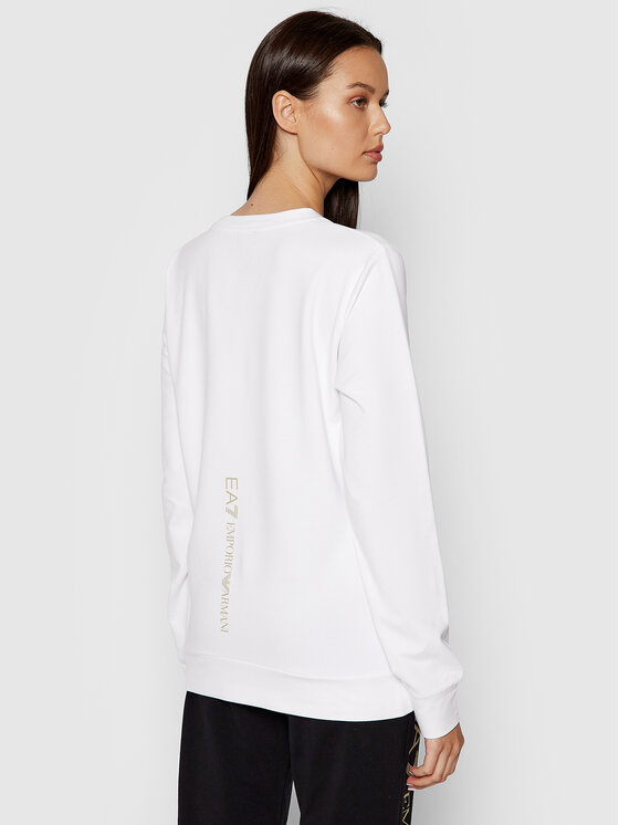 EA7 Emporio Armani EA7 Emporio Armani Felpa 8NTM35 TJCQZ 0101 Bianco Regular Fit