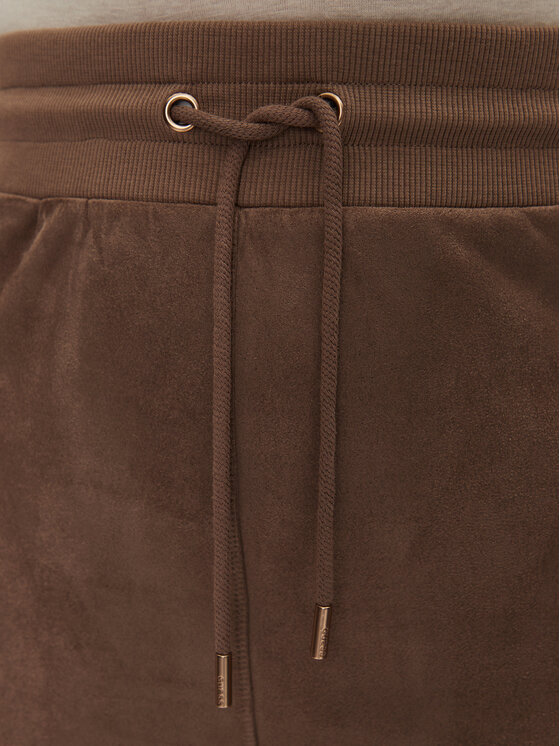 Guess Guess Minigonna Tamara W2BD47 KAUJ2 Marrone Slim Fit