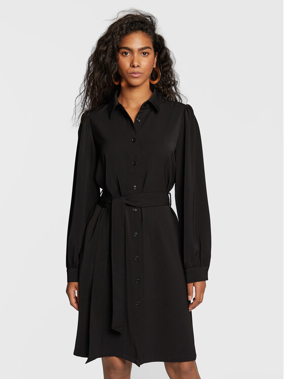 Marc Aurel Rochie tip cămașă 6835 2000 92875 Negru Regular Fit