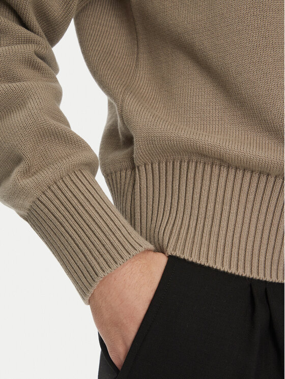 AMI PARIS AMI PARIS Džemperis HKS163.KN0063 Pelēks Regular Fit
