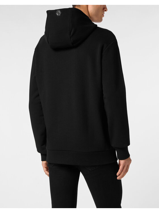PHILIPP PLEIN PHILIPP PLEIN Mikina 18867 Čierna Regular Fit