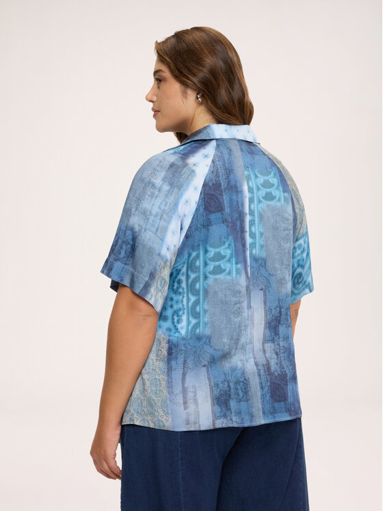 Fiorella Rubino Fiorella Rubino Blusa 2040L000706N0Z4 Blu Over Fit