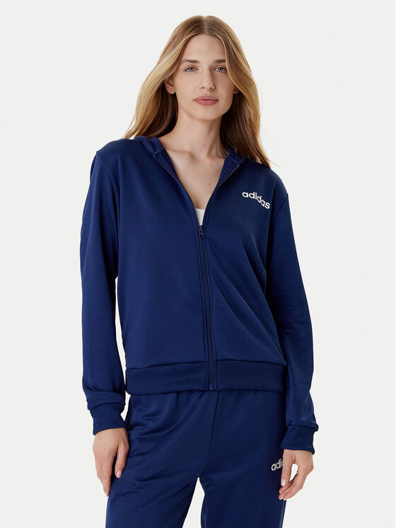 adidas adidas Tepláková súprava Essentials Linear JD2696 Tmavomodrá Slim Fit