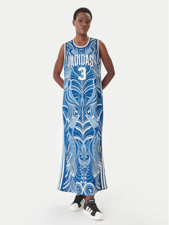 adidas adidas Rochie de zi Farm Rio Premium KD4621 Albastru Slim Fit