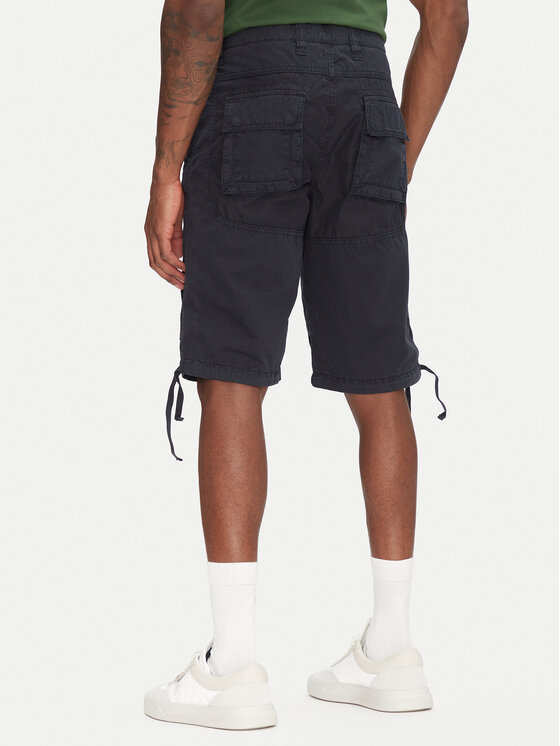 Aeronautica Militare Aeronautica Militare Pantaloncini di tessuto 251BE041CT1122 Blu scuro Regular Fit
