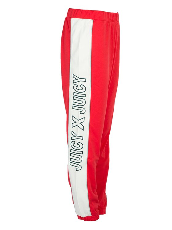Juicy Couture Juicy Couture Pantaloni di tessuto JWTKB179665 | Track Pant Rosso Slim Fit