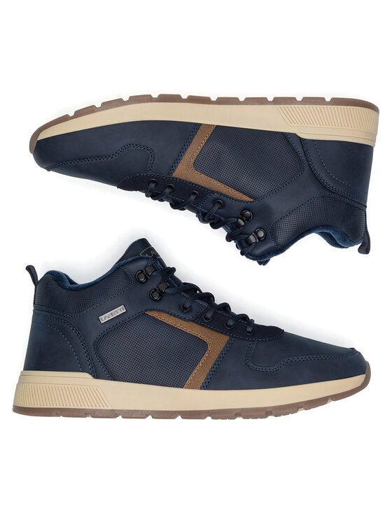 Lanetti Lanetti Schnürschuhe M-VS01543-03 Dunkelblau