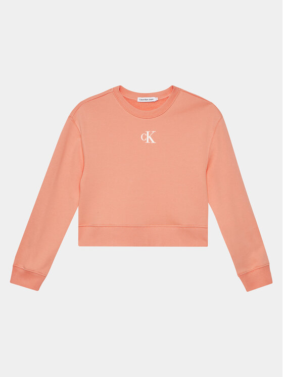 Calvin Klein Jeans Bluză Logo IG0IG02423 Roz Relaxed Fit