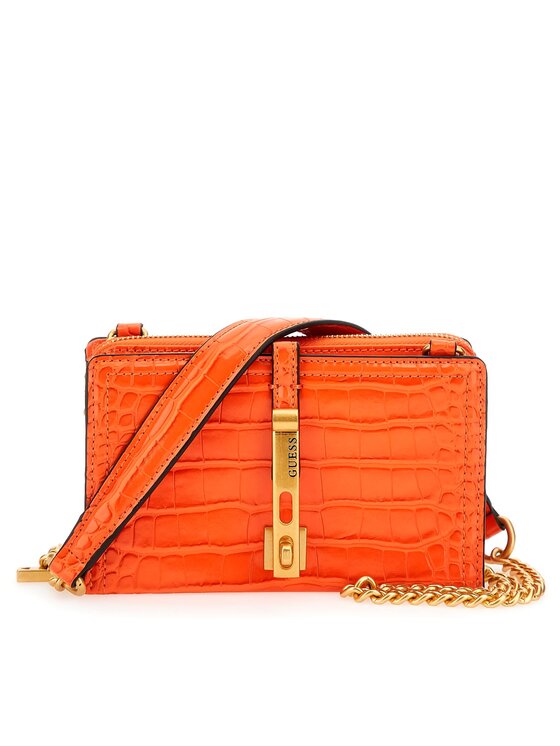 Guess Guess Дамска чанта James (CA) Mini Bags HWCA87 73730 Оранжев