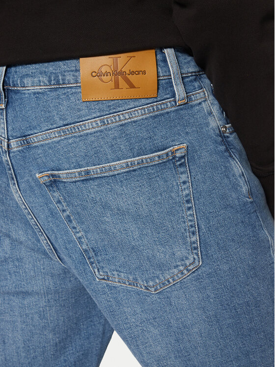 Calvin Klein Jeans Calvin Klein Jeans Blugi J30J327175 Albastru Tapered Fit
