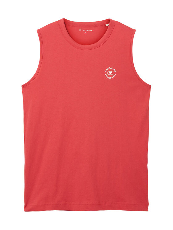 Tom Tailor Tom Tailor Tank top 1037261 Roșu Regular Fit