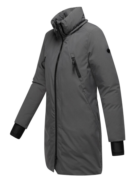 Navahoo Navahoo Kurtka zimowa Winterzart Szary Regular Fit