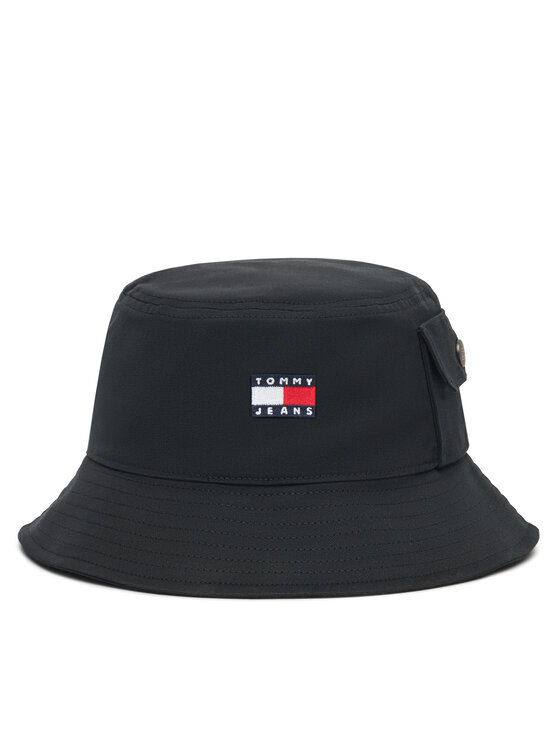 Tommy Jeans Pălărie Heritage Bucket AM0AM13423 Negru