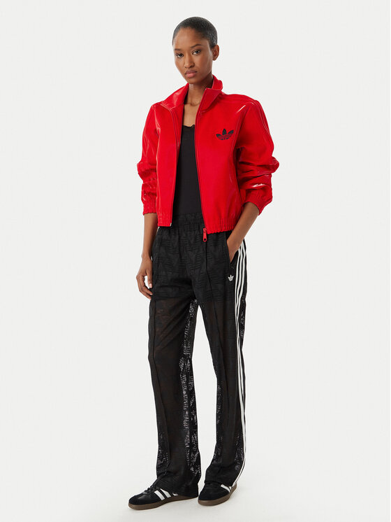 adidas adidas Kootud püksid Crochet Firebird KD0346 Must Regular Fit