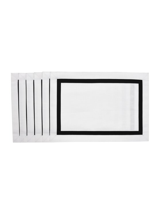 Roseberry Home Roseberry Home Podkładka na stół Black Stripes Czarny