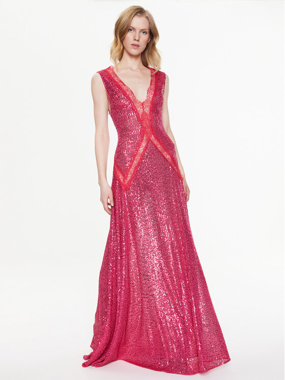 Elisabetta Franchi Elisabetta Franchi Abendkleid AB-366-32E2-V740 Rosa Regular Fit