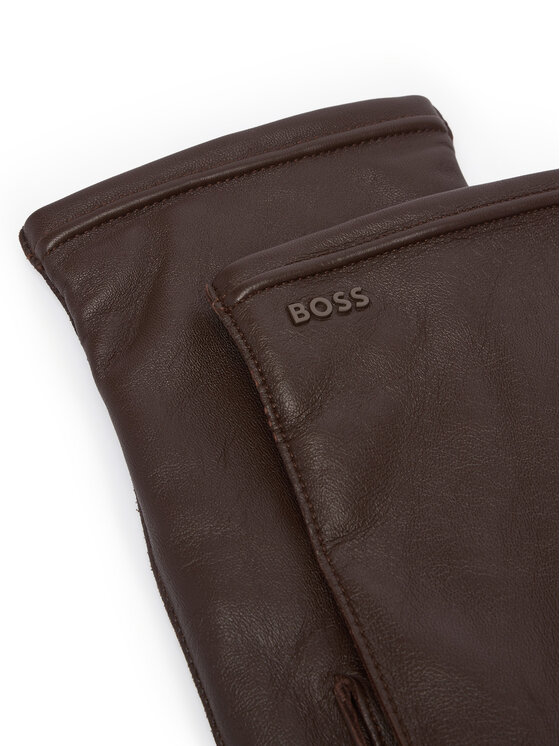 BOSS BOSS Rukavice 50526680 Tamno smeđa