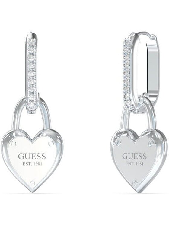 Guess Guess Náušnice JUBE04213JWRHT/U Strieborná
