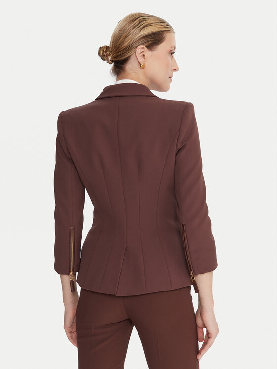 Elisabetta Franchi Elisabetta Franchi Sakoi GI-174-56E2-V660 Smeđa Regular Fit