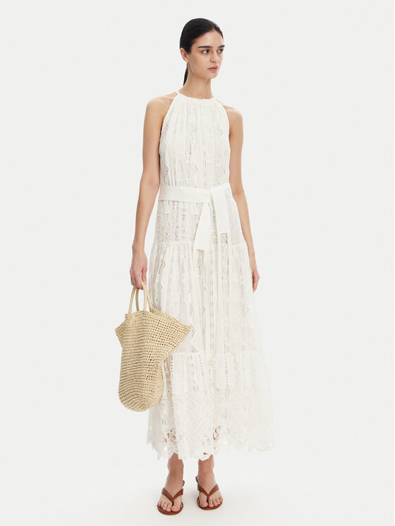 PINKO PINKO Літня сукня 104857 A2G9 Білий Regular Fit
