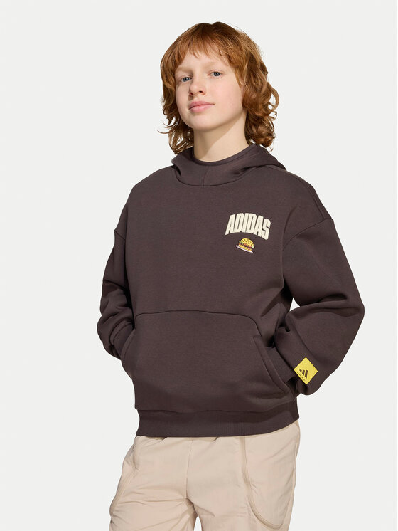 adidas Bluza The Simpsons JL9181 Brązowy Loose Fit