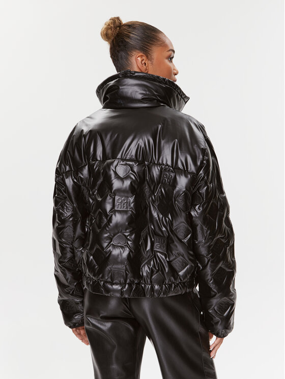 HUGO HUGO Ziemas jaka Farinele-1 50498010 Melns Regular Fit