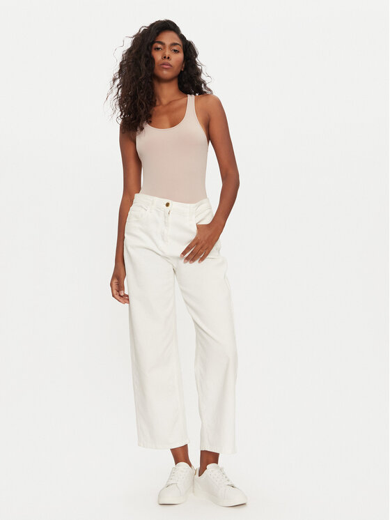 Tommy Hilfiger Tommy Hilfiger Bodi UW0UW05512 Beež Slim Fit